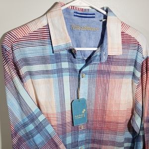 Roundtree & Yorke Caribbean Linen Blended Shirt